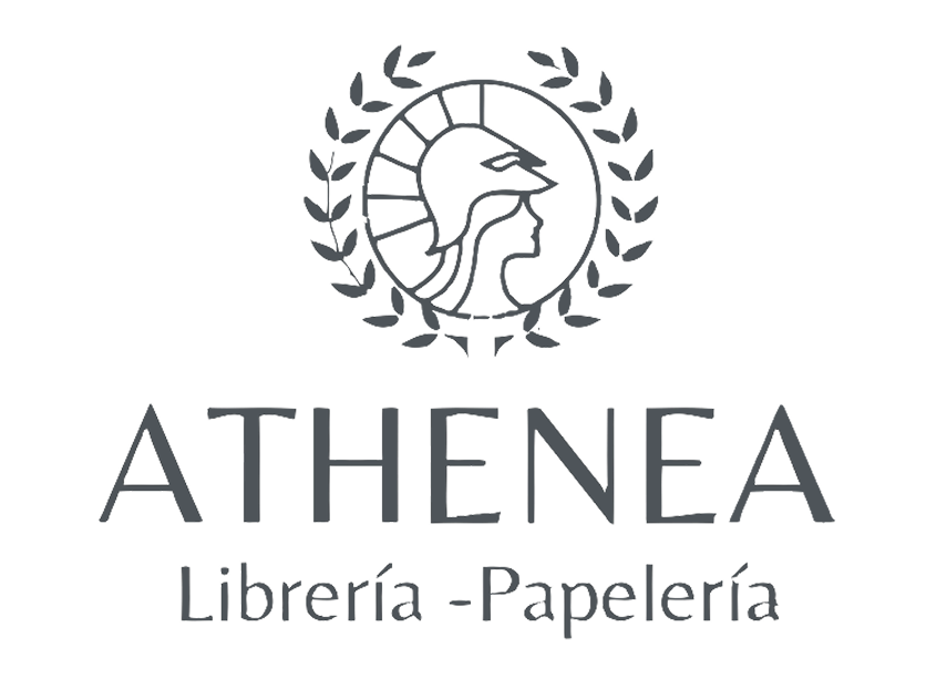 Logotipo de Librería-Papelería Athenea