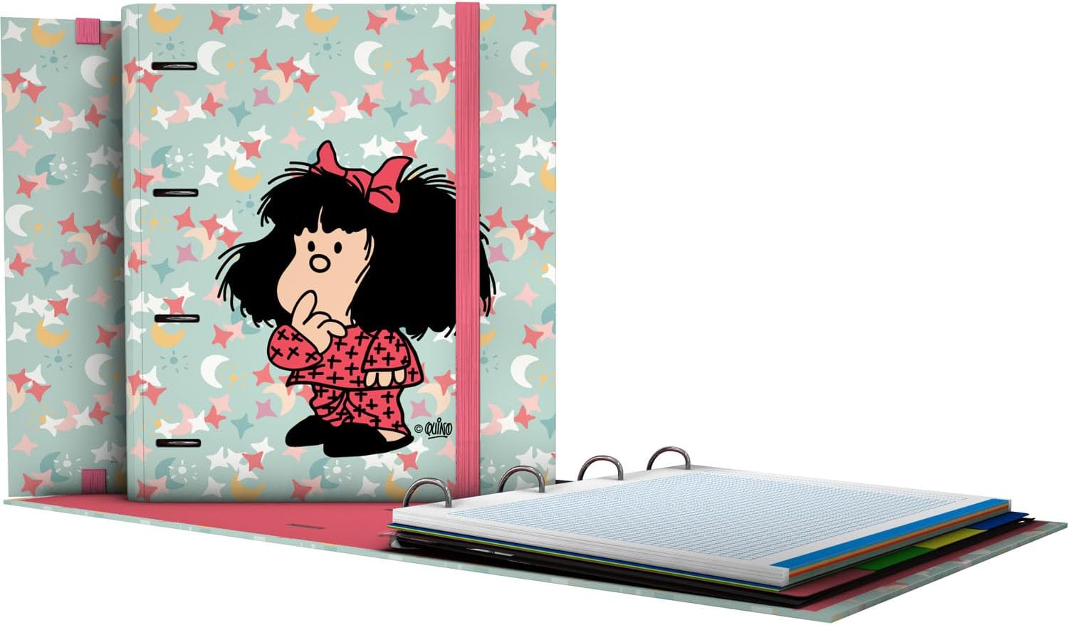Carpebook 4 Anillas 35 mm A4 Mafalda Baby Cart 2025
