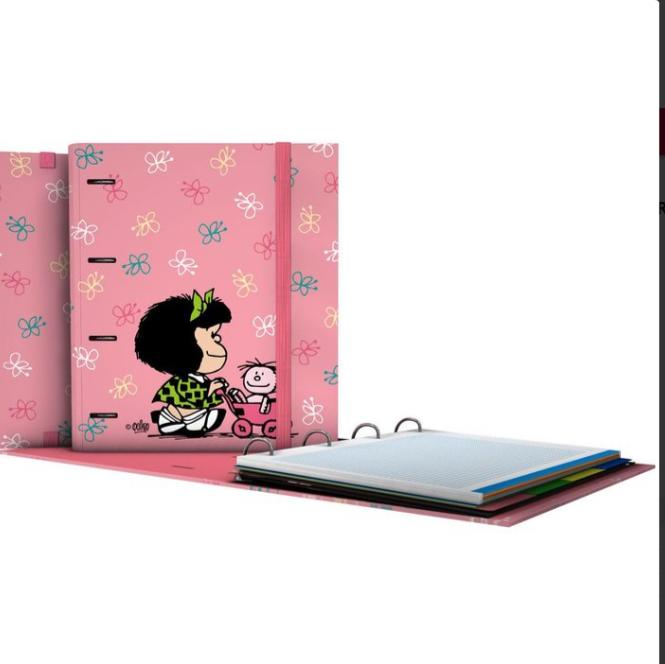 Carpebook 4 Anillas 35 mm A4 Mafalda Baby Cart 2025