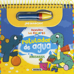 Descubro los colores con rotulador de agua: Dinosaurios
