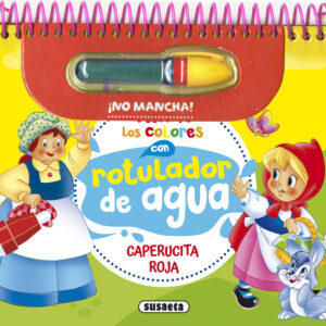 Descubro los colores con rotulador de agua: Caperucita roja