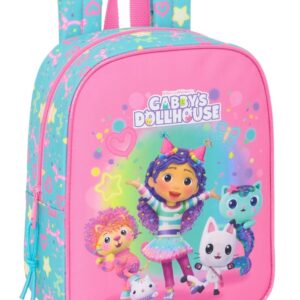 MOCHILA GUARDERIA 27CM ADAPT GABBY'S DOLLHOUSE CONFETTI