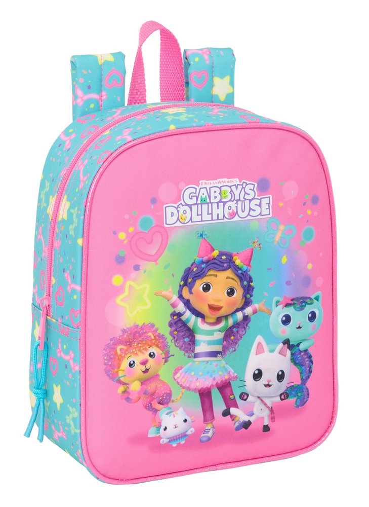 MOCHILA GUARDERIA 27CM ADAPT GABBY'S DOLLHOUSE CONFETTI