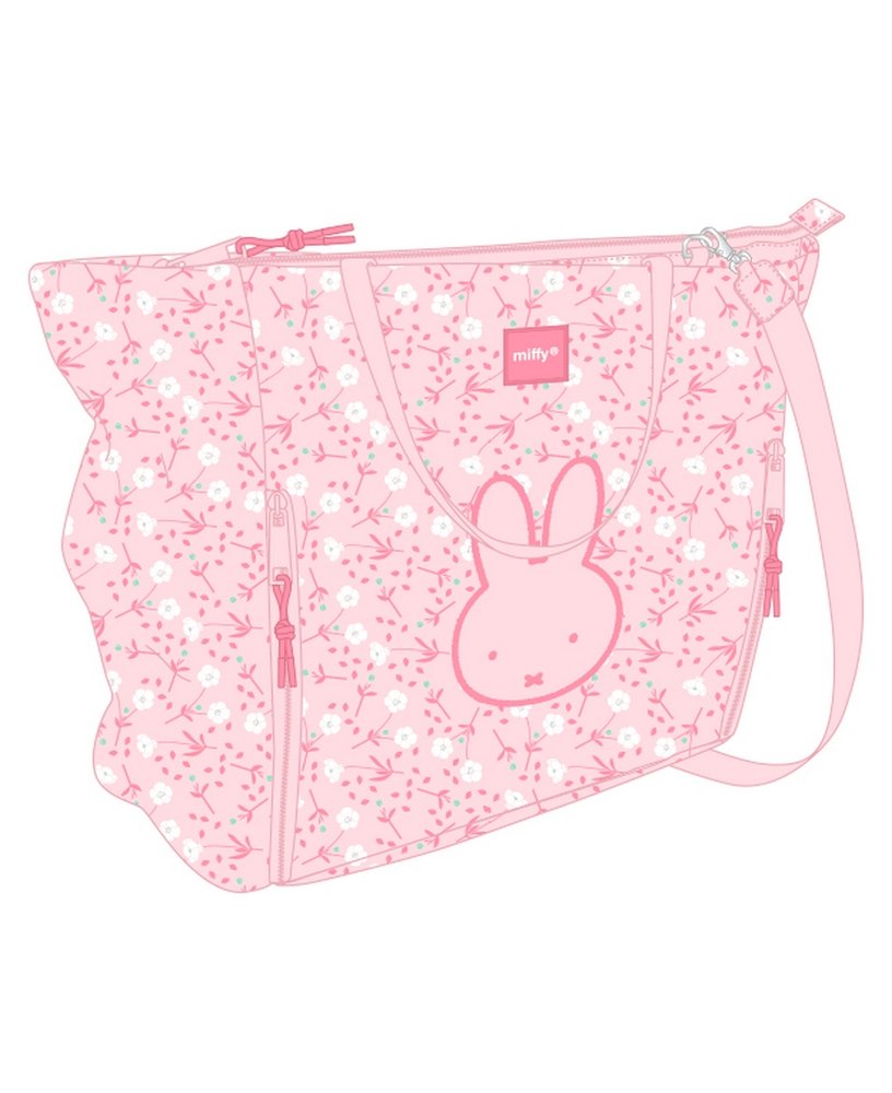 BOLSO CON BOLSILLO PORTATIL 14,1'' MIFFY FLORES